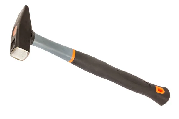 Moderner Hammer isoliert auf weißem Hintergrund — Stockfoto