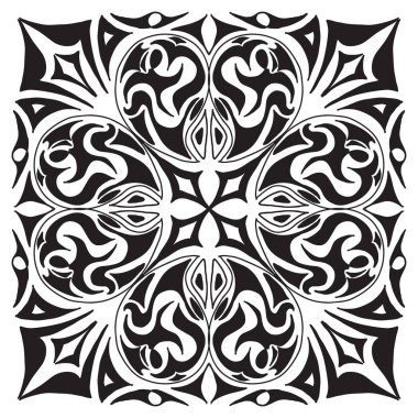 dekoratif soyut Doğu Bizanslılar eşarp desen döşenir