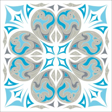 dekoratif soyut Doğu Bizanslılar eşarp desen döşenir