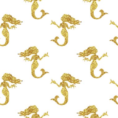 Golden Glitter parlayan glamour dikişsiz karnaval deseni