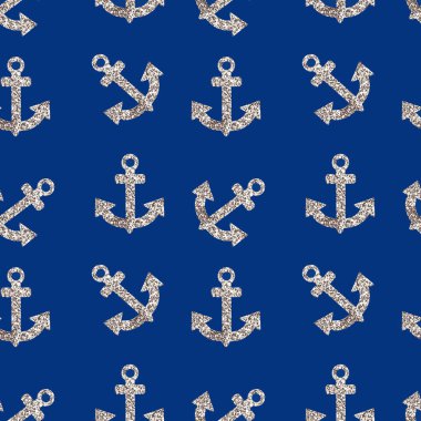 Golden Glitter köpüklü deniz yaşamı sorunsuz desen