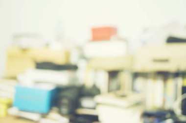 Modern iş bürosunun odak noktasından soyut arkaplan, bulanık görüntü