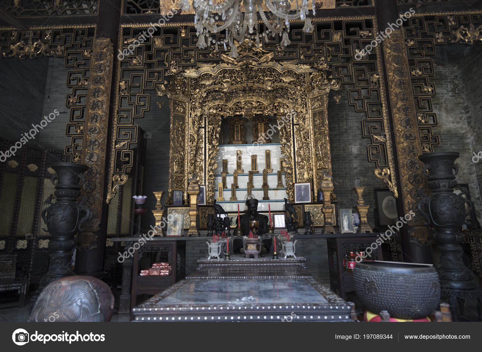 Interior Ancient Shool Chinese Traditional Village Hongcun