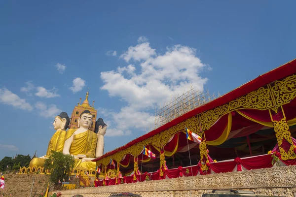 Buddha Staty Templet Thailand — Stockfoto