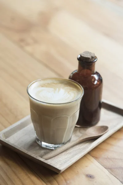 Coffee Latte Sugar — Stock Photo, Image