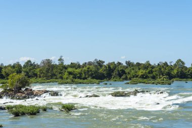 khong fa peng şelaleleri, champasak, güney laos