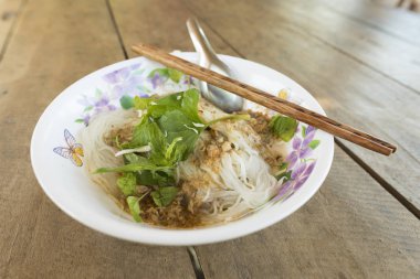 Vietnam eriştesi Pham Ngu Lao Sokağı Ho Chi Minh 'de