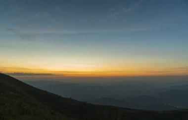 tropikal orman manzara günbatımı manzarası