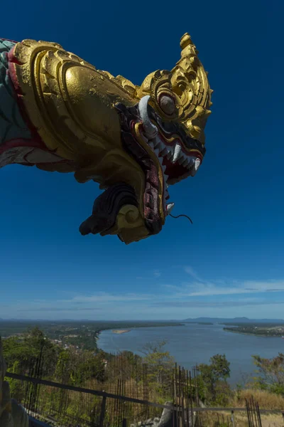 Ormkung Eller Kung Sagastaty Laos Tempel — Stockfoto