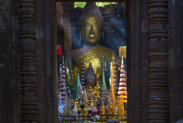 Vat Phou or Wat Phu temple is the UNESCO world heritage site in Southern Laos