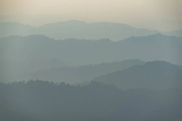 the mountain of Thailand national Park, sunset