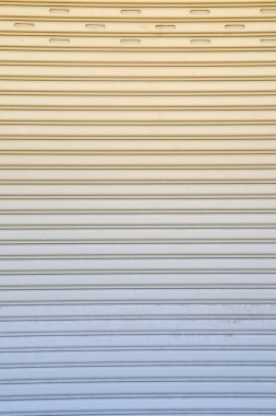 grunge metal door with gradient color 