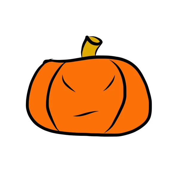 Halloween pumpkin icon, illustration