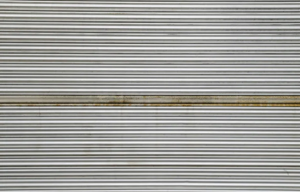 Porta Deslizante Branca Textura Obturador Rolo — Fotografia de Stock