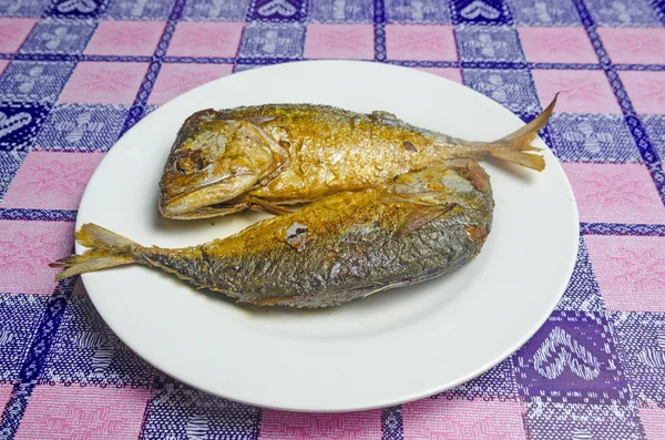 Pescado Frito Cocido Gusto —  Fotos de Stock