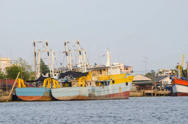 Pueblo Pescadores Cerca Bangkok Tailandia — Foto de Stock