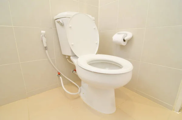 Interior Toilet Room New Home — 스톡 사진