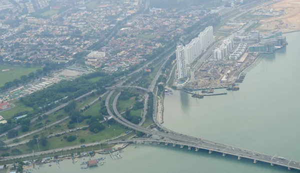 Vista Aérea Cidade Penang — Fotografia de Stock