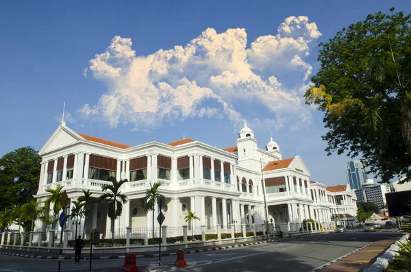 Cityscape Edifícios Sob Céu Azul Penang Malásia Ásia — Fotografia de Stock