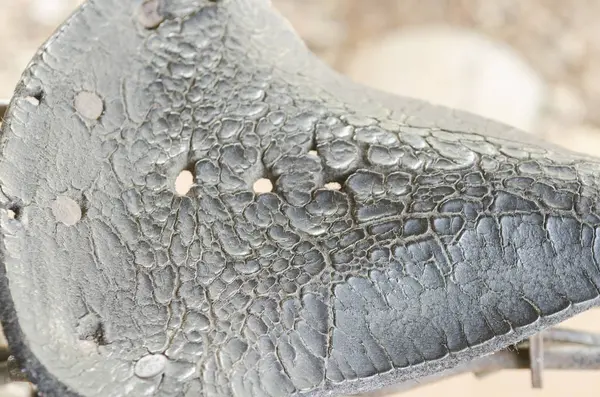 Old vintage bicycle close up 
