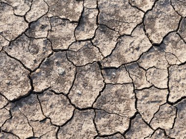 Kuru kırık toprak ayrıntılarını