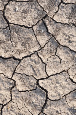 Kuru toprak toprak ya da kuraklık sırasında toprak arkaplanı