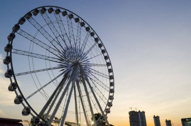 Chao Praya Nehri görünümü , Bangkok, Tayland