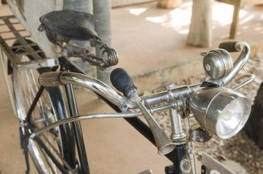 details of old bicycle