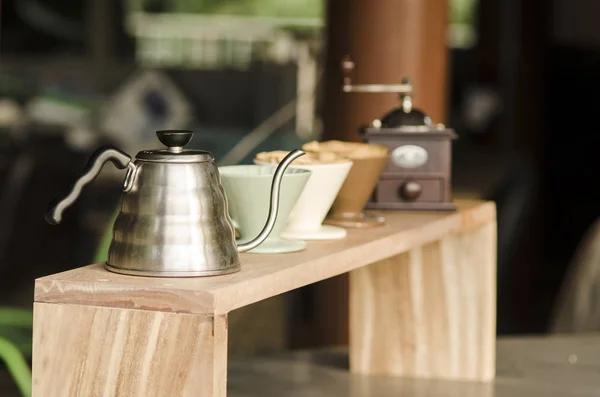 Drip Coffee Making Process — Stockfoto