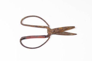 eski makas beyaz izole