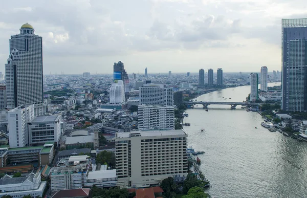 Pohled Shora Města Bangkok — Stock fotografie