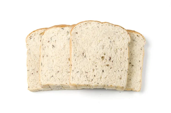 Sliced Bread Isolated White Background — Stock Photo, Image