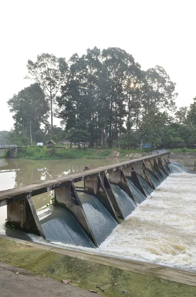 Represa Agua Río — Foto de Stock