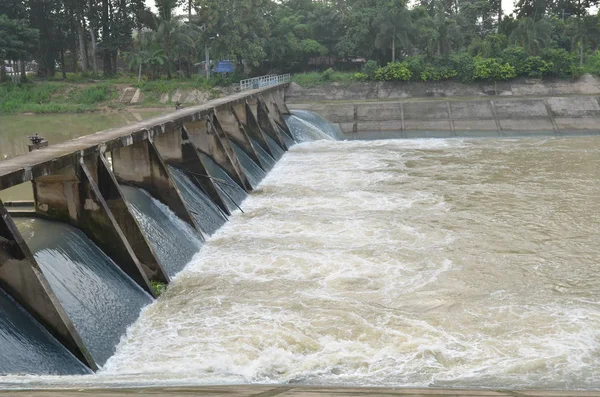 Represa Agua Río — Foto de Stock