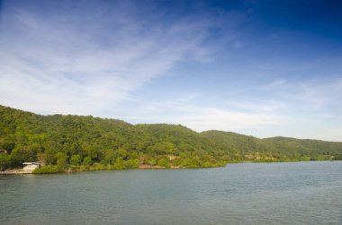 güzel lagün plaj manzara