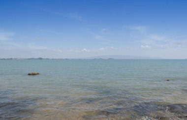 Deniz manzarası çok güzel. doğa arkaplanı