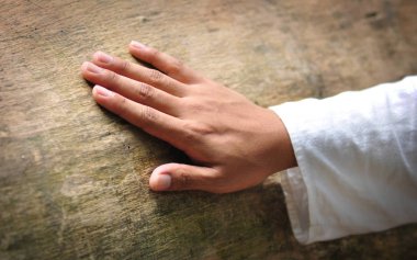 Gövdede yerleştirilen bir el