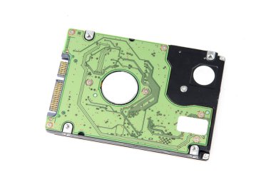 Disk sürücüsü beyaz arkaplanda izole edildi