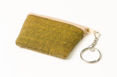 beyaz izole küçük çanta