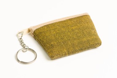 beyaz izole küçük çanta