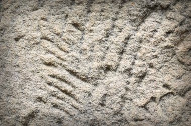 tayland eski taş kalenin bir parçası