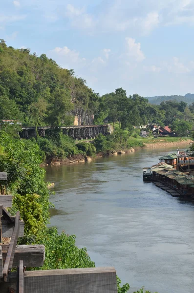 Río Kwa Kanchanaburi Tailandia — Foto de Stock