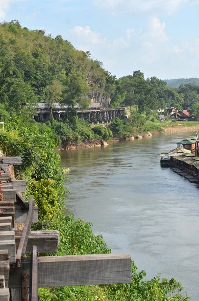 Río Kwa Kanchanaburi Tailandia — Foto de Stock