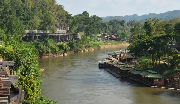 Río Kwa Kanchanaburi Tailandia — Foto de Stock