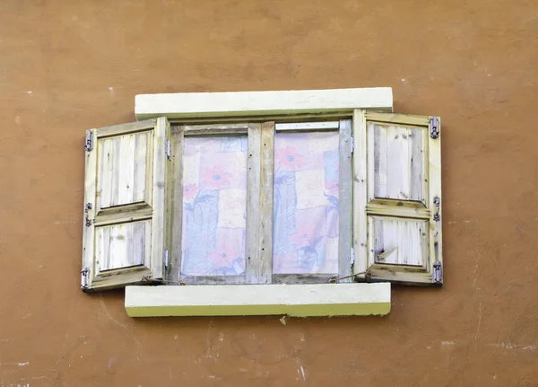 Schönes Altes Fenster Italienischen Stil — Stockfoto