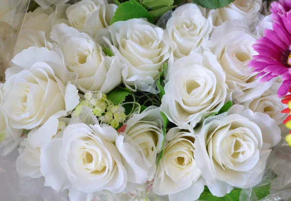 Hermosas Flores Rosas Para Día San Valentín — Foto de Stock