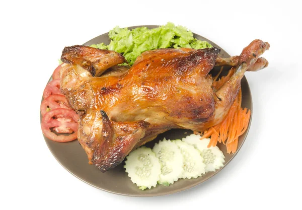 Sebzeli ızgara tavuk.