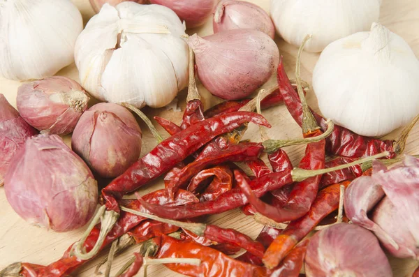 spices and flavorings on wooden table 