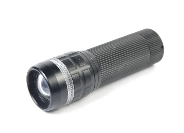 Led Flashlight Solated White — Foto Stock