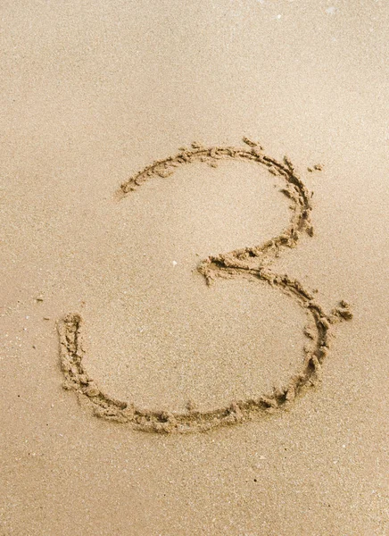 Number Sand Alphabet Digits Concept Holiday Background — Foto de Stock
